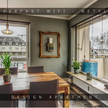 דירה Zentrales 130 Qm Design-appartement Mit Extras *